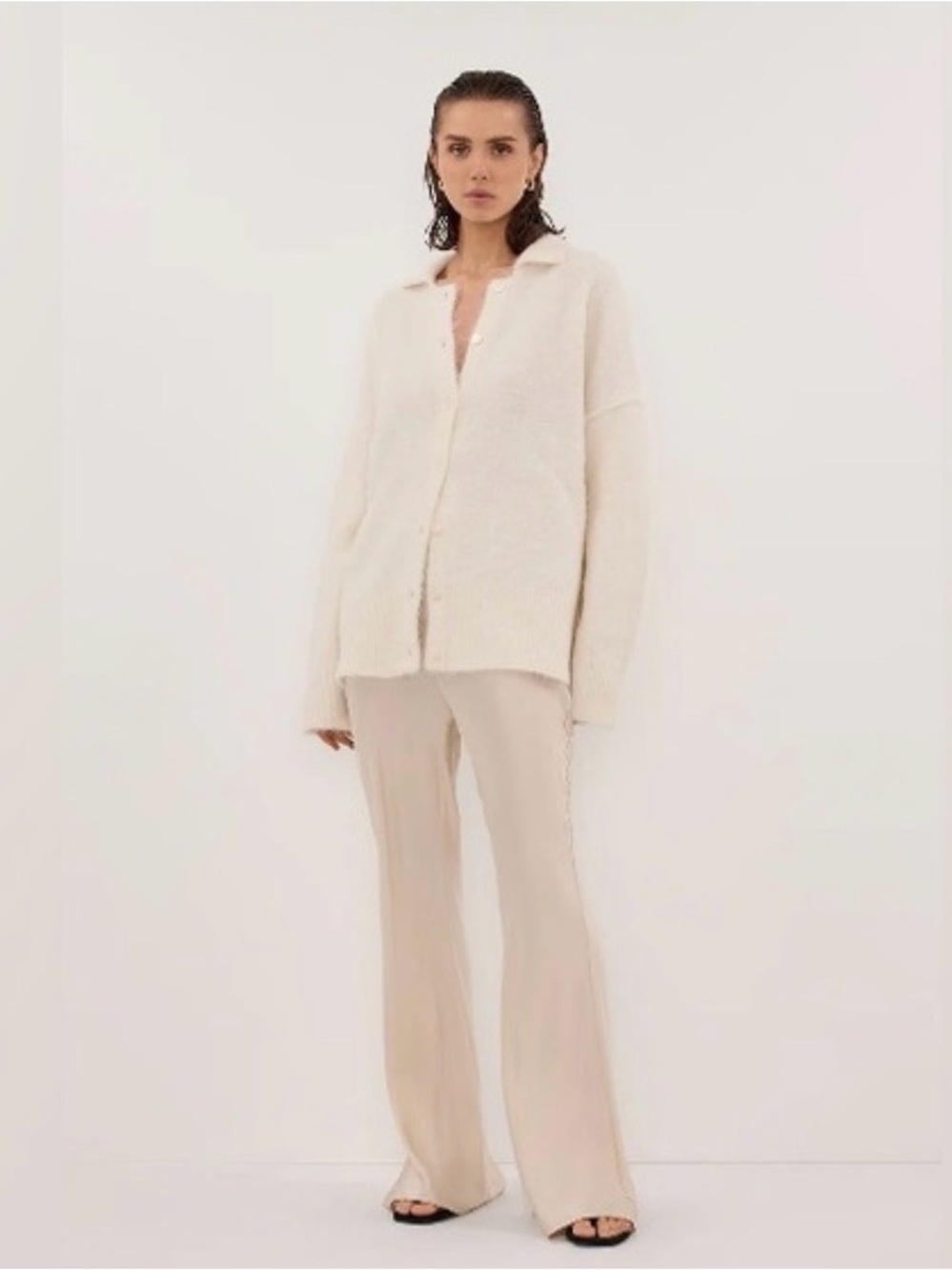 DISSH Salma angora sweater ivory